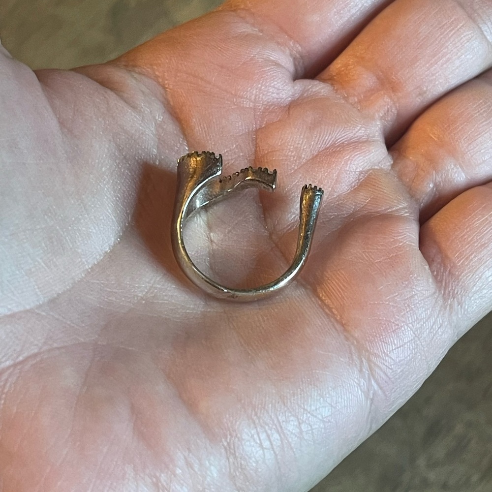 Question Mark shaped 6.5 Ring - Picture 2 of 6